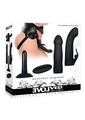 Heavenly Harness Kit Rechargeable Silicone Vibrator with Remote Control