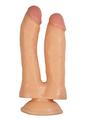 Hero Double Pleasure Double Dildo with Suction Cup