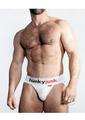 Hunker Comfy Pouch Slider-Strap Jock - White Snow
