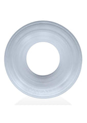 Hunkyjock Roto Grooved Gripper Ribbed Cockring - Clear Steam - Clear
