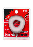 Hunkyjunk Form Surround Cock Ring - Clear/Clear Ice