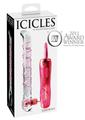 Icicles No. 4 Vibrating Glass G-Spot Wand with Remote Control