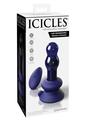 Icicles No. 83 Rechargeable Glass Plug with Remote Control