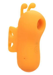Neon Vibes The Buzzing Vibe Rechargeable Silicone Finger Vibrator - Orange