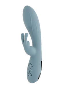 Bunny and Clyde Rechargeable Silicone Rabbit Vibrator - Pink/Pink Passion