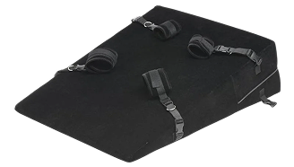 Bedroom Bliss Bondage Love Pillow - Black/Red