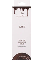 Intimate Enhancements Ease Throat Relaxing Spray 2oz - Double Chocolate