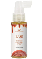 Intimate Enhancements Ease Throat Relaxing Spray 2oz - Salted Caramel