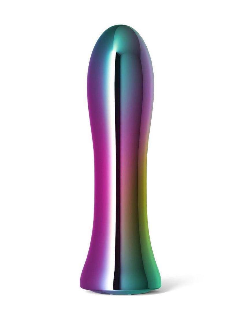 Inya Shimmer Rechargeable Steel Vibrator - Metal/Multicolor