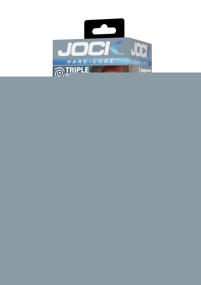 Jock Hard Core Triple Density Dildo - Vanilla - 7in