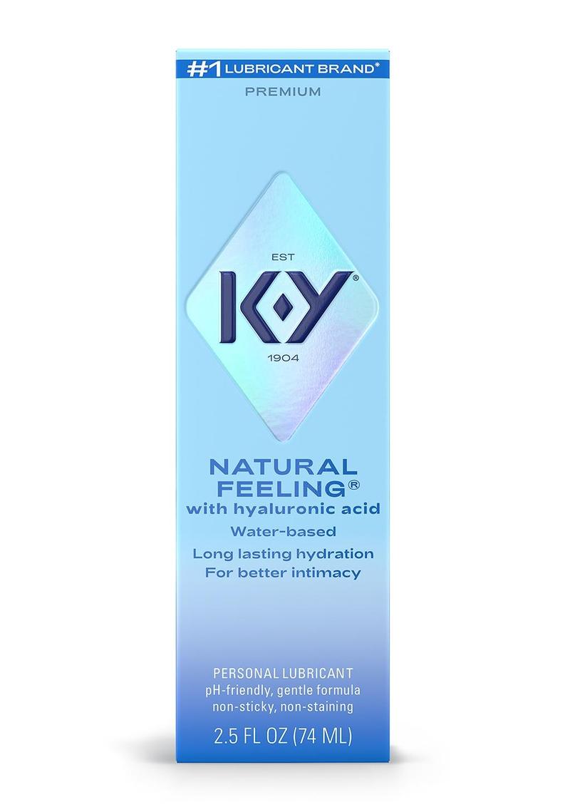 K-Y Natural Feeling W/ Hyaluronic - 2.5oz