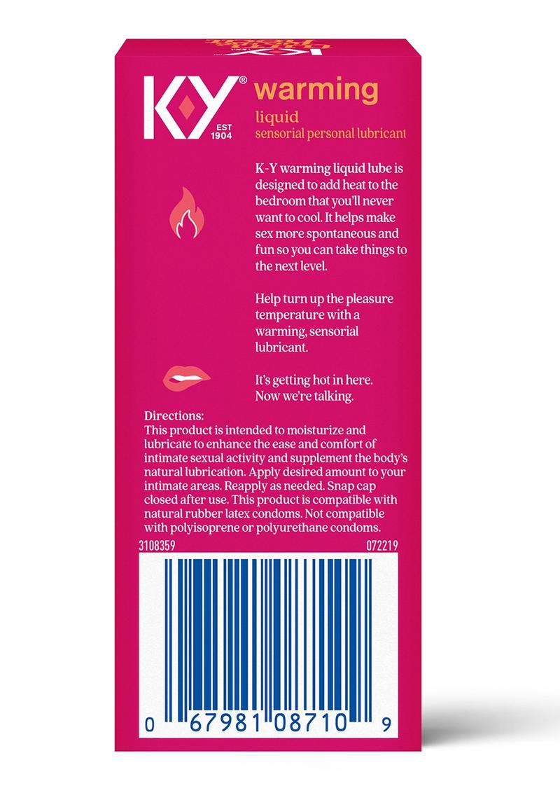K-Y Warming Liquid Lubricant - 1 Oz