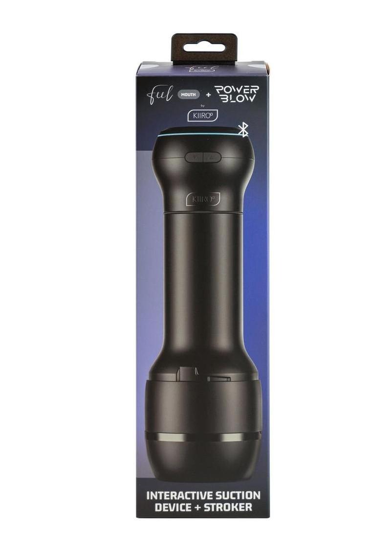Kiiroo Powerblow and Feel Mouth Stroker Kit - Mouth - Black