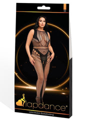 Lace Illusion Bodystocking-Blk-Q