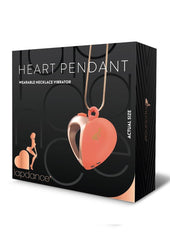 Lapdance Heart Pendant Wearable Necklace Vibrator