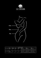 Le Desir Duo Net Key Hole Bra