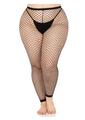 Leg Avenue Industrial Net Footless Tights - 1x-2x