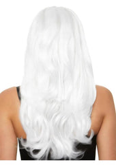 Leg Avenue Long Wavy Wig - White - 27in