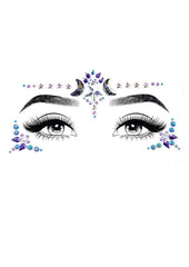 Leg Avenue Mystic Adhesive Face Jewels Sticker - Multicolor - One Size