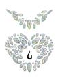 Leg Avenue Novalie Body Jewels Sticker - Clear - One Size