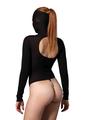 Leg Avenue Opaque Masked Bodysuit with Stimulating Beaded G-String