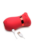 Lickgasm Kiss Me More Kissing, Sucking and Vibrating Rechargeable Silicone Clitoral Vibrator