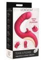Lickgasm Tease and Please Rechargeable Silicone Thrusting Andamp; Licking Vibrator