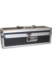 Lockable Vibrator Case - Black - Medium
