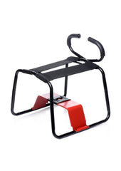 Lovebotz Bangin' Bench with Thrusting and Vibrating Dildo - Black