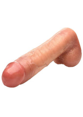 Lovebotz Cock Lock Realistic Dildo with Balls - Vanilla - 12in