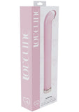 Loveline Aurora 10 Function Rechargeable Glass G-Spot Vibrator - Pink - 6.3in