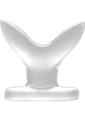 Master Series Anchored Clear Anal Plug