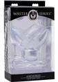 Master Series Anchored Clear Anal Plug