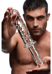 Master Series Brutus Glass Dildo Thruster