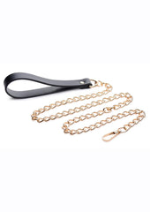 Master Series Chain Leash - Black/Gold
