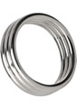 Master Series Echo Stainless Steel Triple Cockring