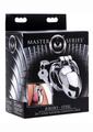 Master Series Rikers 24-7 Stainless Steel Locking Chastity Cage