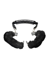 Master Series The Handler Furry Handcuffs with Handle