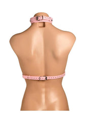 Master Series Vixen Female Chest Vegan Leather Harness