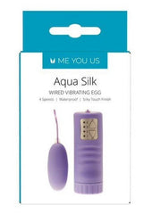 ME YOU US Aqua Silk Vibrating Egg with Remote Control