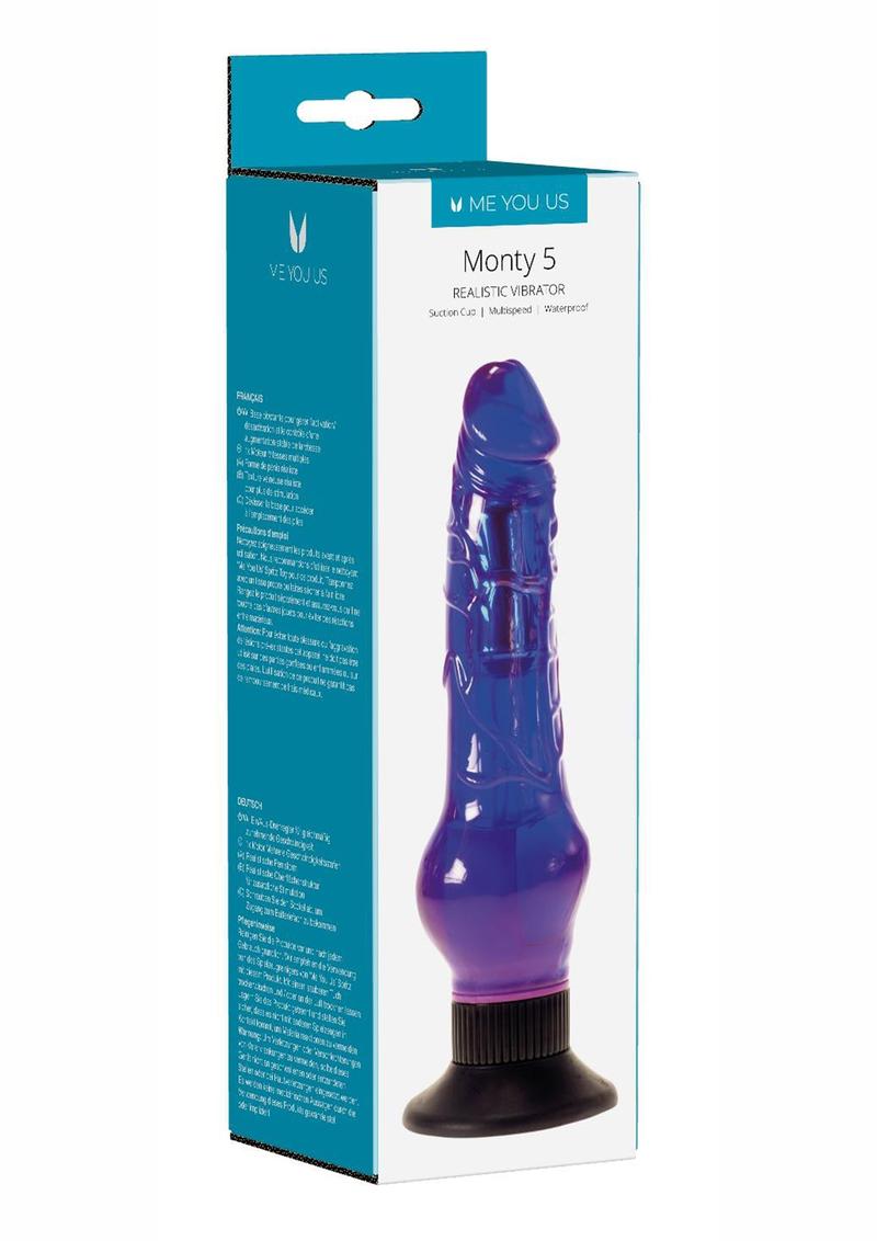 ME YOU US Mounty 5 Realistic Vibrator - Purple