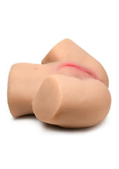 Mistress Vibrating Rechargeable Pussy and Ass Masturbator with Remote Control