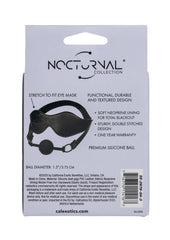 Nocturnal Collection Eye Mask and Breathable Ball Gag