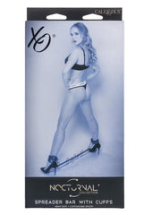 Nocturnal Collection Spreader Bar with Cuffs - Black