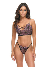 Oh LA LA Adela Cheri Bustier - Black - Medium - Set