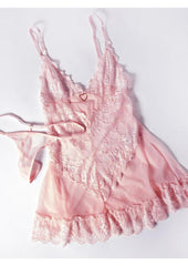 Oh LA LA Cheri Forever Valentine Babydoll Plus - 1x/2x