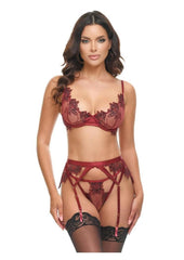 Oh LA LA Cheri Nina - Red - Large - 3 Piece/Set