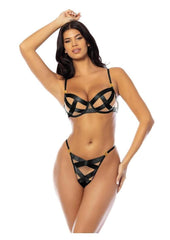 Oh LA LA Cheri Raelynn Bra - Black - Medium - 2 Piece/Set