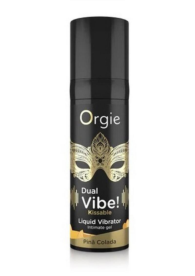 Orgie Dual Vibe Kissable Liquid Vibrator Gel - Pina Colada