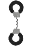 Ouch! Beginner's Furry Handcuffs - Black